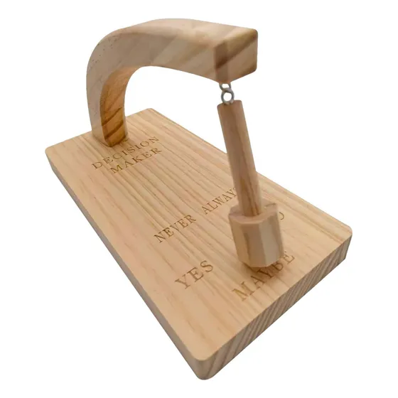 Péndulo De Decisión De Madera Péndulo Para Tomar Decisiones