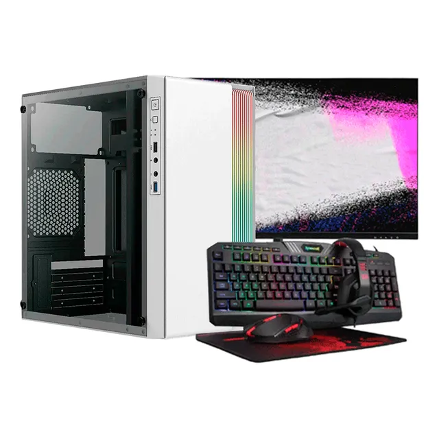 Kit Pc Gamer + Monitor 27 Ryzen 7 5700g 32gb 1tb Ssd C/wifi