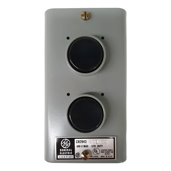 Caja Ge De Botones Pulsadores Cr2943na102b