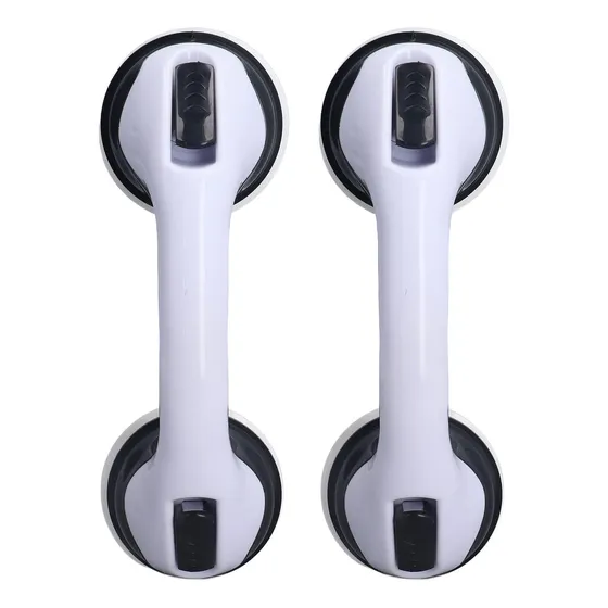Holppo 2 Manija Ducha Mango Curvado Soporte Agarre Seguro