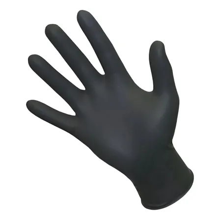 Guante Nitrilo Negro Vikline Caja 100 Unidades Todas Tallas