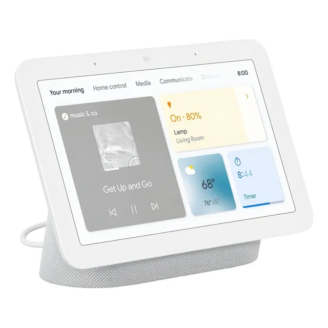 Google Asistente de Google Nest Hub con asistente virtual Google Assistant