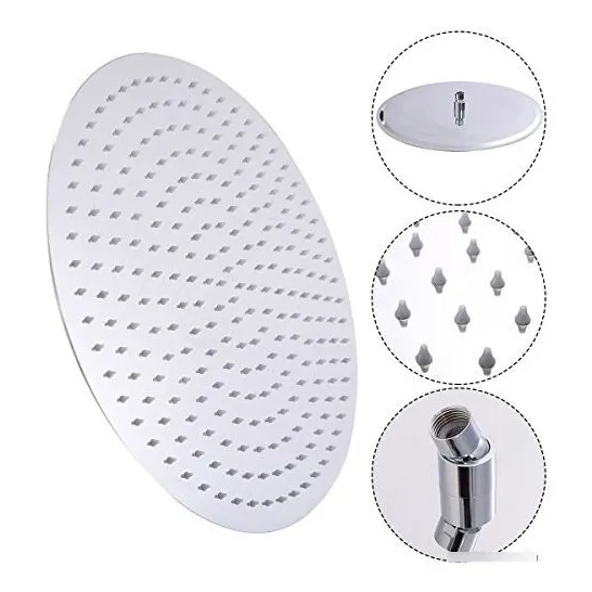 Regadera Ducha Acero Ultra Slim 12 Pulgadas