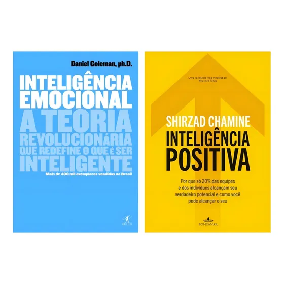 Kit Inteligência Emocional E Inteligência Positiva, De Daniel Goleman. Editora Companhia Das Letras, Capa Mole Em Português