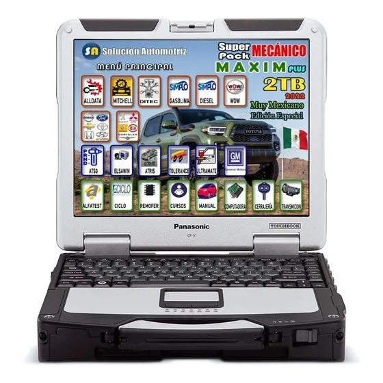 Laptop Alldata Mitchell Diagramas Automotriz Computadora