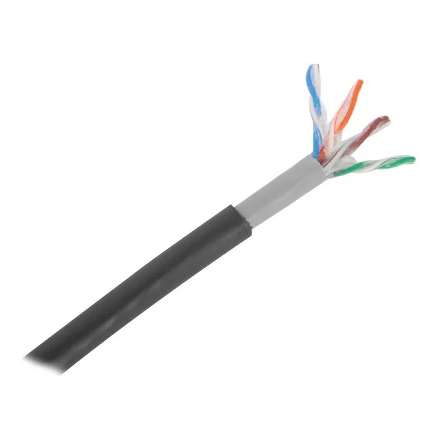 50m Cable Utp Cat 5e Gel Exterior Doble Forro 100% Cobre