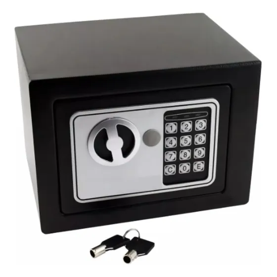 Caja Fuerte Digital Electronica Teclado 230x170x170mm Blanco