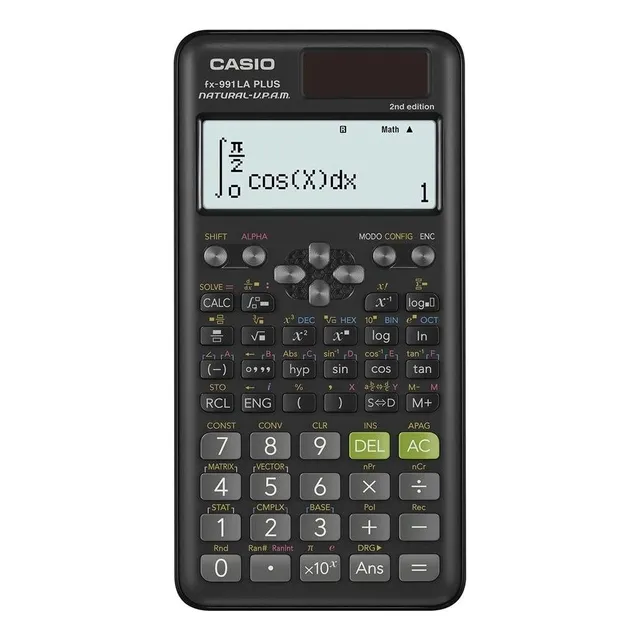 Calculadora Cientifica Casio Fx-991LA Plus Español Color Negro