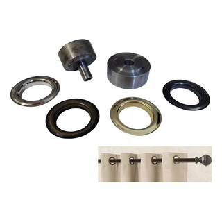 Dado De Golpe Para Ojillo Cortina 40mm + 100 Ojillos Indux Dado De Golpe Para Ojillo Cortina 40mm + 100 Ojillos Indux