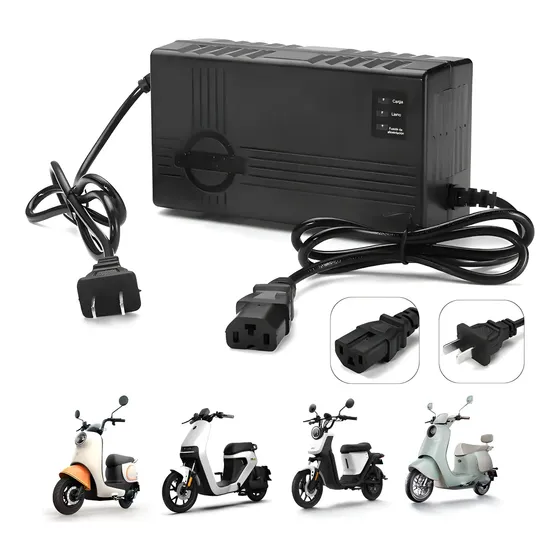 Cargador Para Bicicleta Electrica 48v,12ah Con 3 Luces Indic | Cuotas sin interés