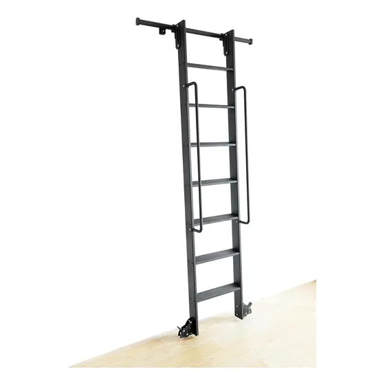 Hardjulan Kit De Escalera De Biblioteca Con Gancho De 4 Pies