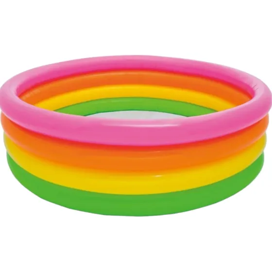 Piscina Inflable Colores 147*33 Cm Arcoíris Niños Bebes Agua