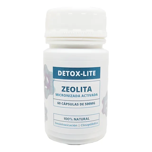 Zeolita Activada Micronizada 500mg X 60 Capsulas