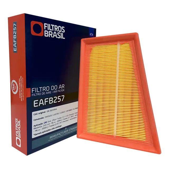 Filtro Ar Motor Gm Onix Plus Turbo Lt Ltz Premier 2019-2023