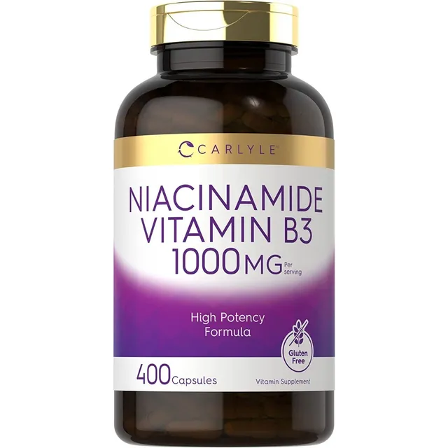 Niacinamida Niacinamide B3 1000mg 400 Capsulas