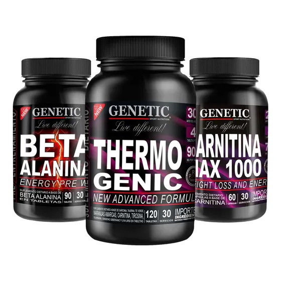 Prework Beta Alanina Quemador Thermogenic Carnitina Genetic