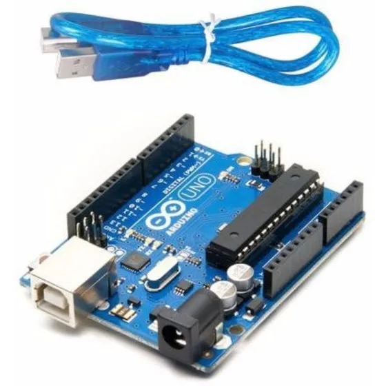 Arduino Uno Rev3 | Atmega328 Dip (compatível) + Cabo Usb