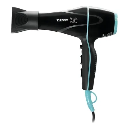 Secador Taiff Style 2000W Iônico Profissional Silencioso Preto..