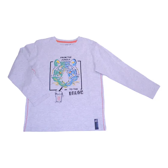 Polera Niño Gris Pillin (pvw617gri)