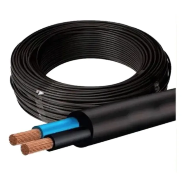 Cabo Fio Pp 2 Vias Bitola 2,5mm Rolo Com 100 Metros Extensão