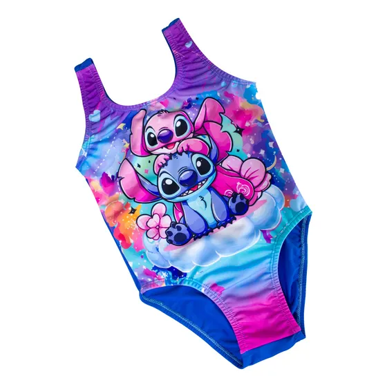 Traje De Baño Enterizo De Stitch Y Angela