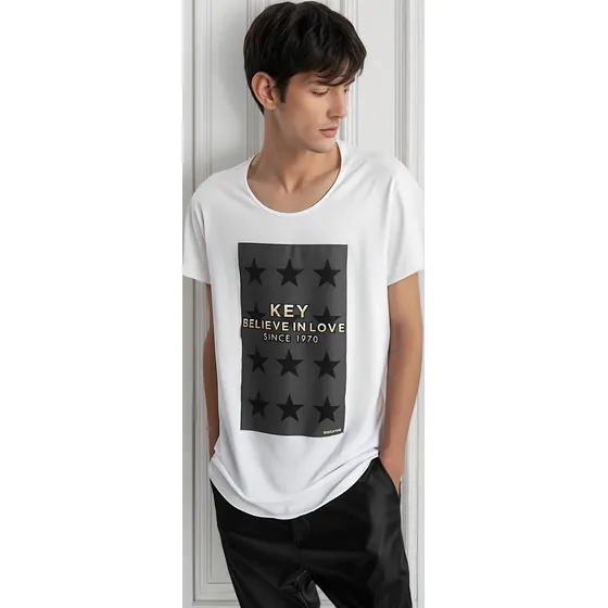 Remera Key Biscayne O Desbocada Abys Blanco V25