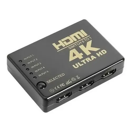 Switch Hdmi 5x1 Splitter Video 4k 2160p 60hz Control Remoto | Cuotas sin interés