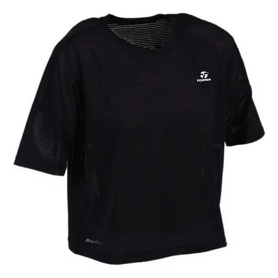 Remera Deportiva Topper Mujer Wmn Trng Air Negro