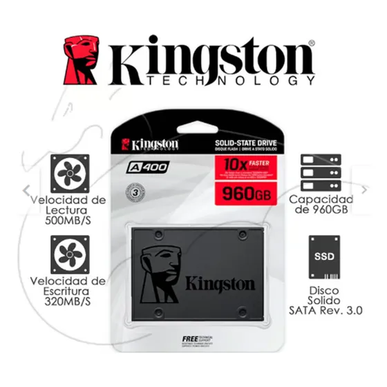 Disco Duro Estado Solido Ssd 960gb Kingston 1tb Ssd Original
