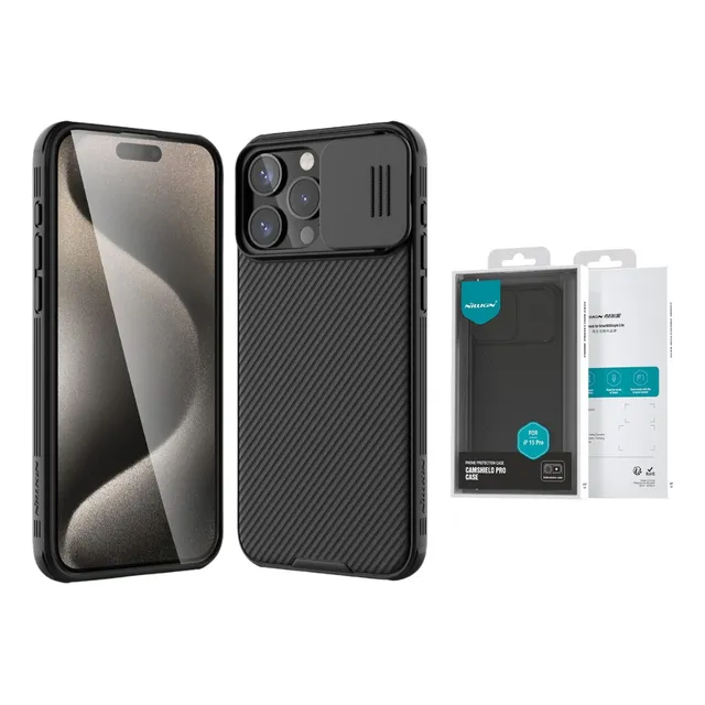 Case Nillkin Camshield Pro Para iPhone 15 Pro/ 15 Pro Max