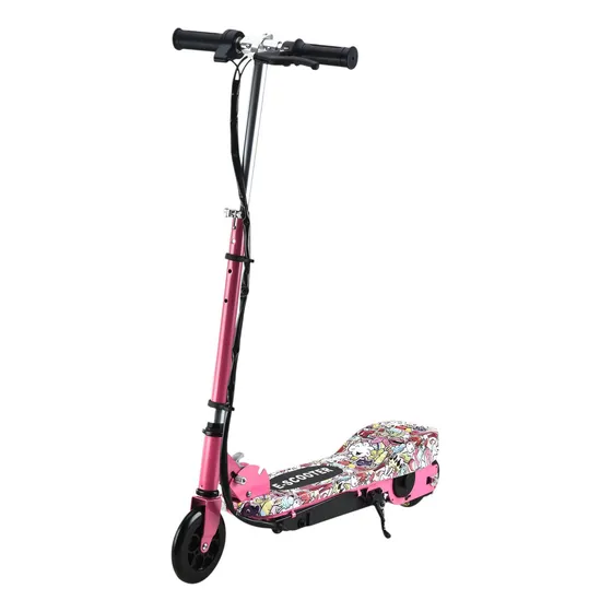 Patín Eléctrico Para Niños Eco-forte Cd02 Waterprinting Color Rosa