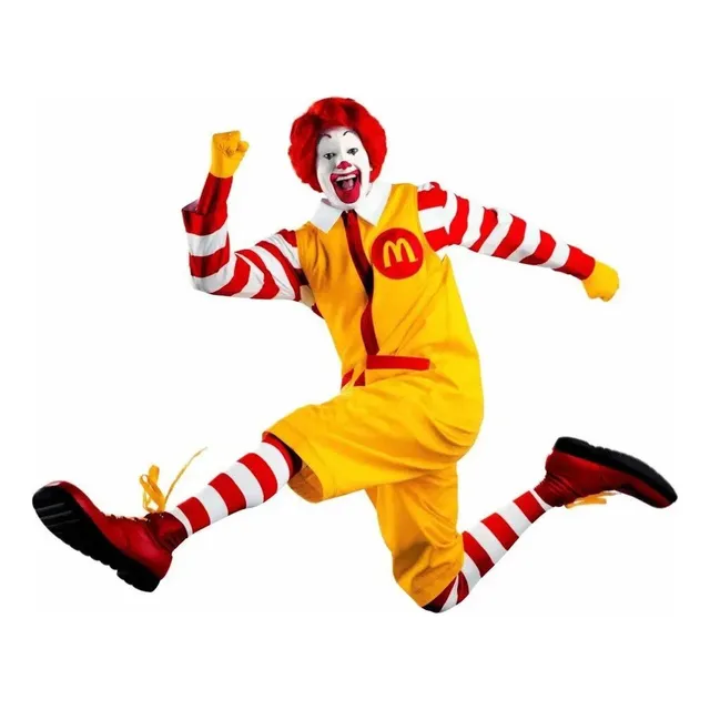 .. Disfraz De Ronald De Mcdonald Masquerade, Disfraz De