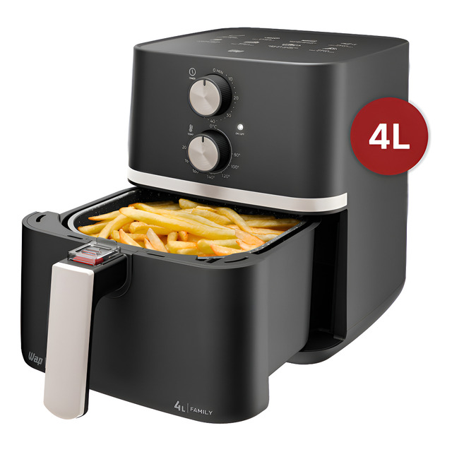 Fritadeira Elétrica Wap Air Fryer Family 4l Antiaderente E Com Desligamento Automático 150... Fritadeira Elétrica Wap Air Fryer Family 4l Antiaderente E Com Desligamento Automático 150...