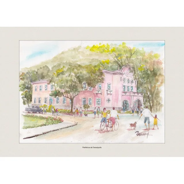 Prefeitura De Teresópolis Em Aquarela - Lembrança - A4