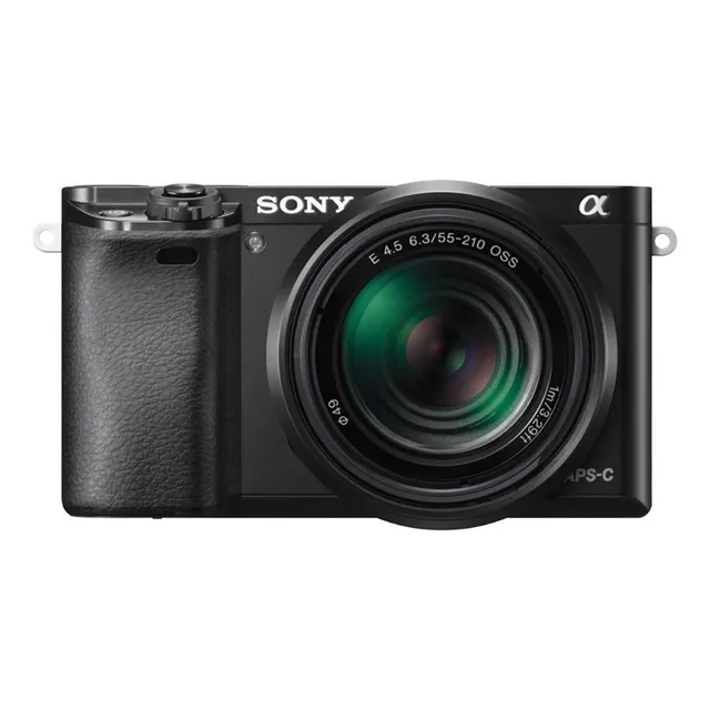 Sony Alpha 6000 Kit ILCE-6000Y sin espejo color negro