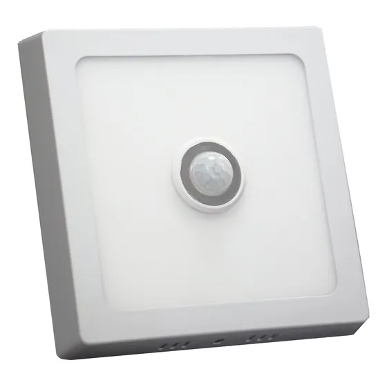 Paflon Led Sobrepor 18w C/ Sensor De Presença -branco Frio