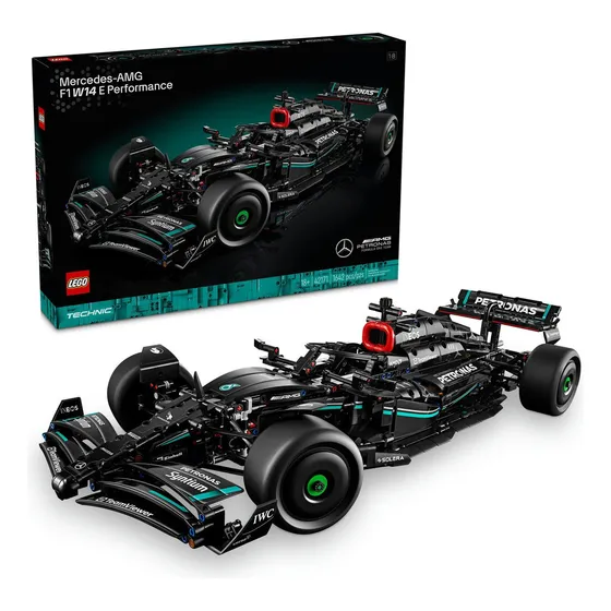 Lego Technic - Mercedes-amg F1 W14 E Performance - 42171 Quantidade de peças 1642 Versão do personagem Fórmula 1