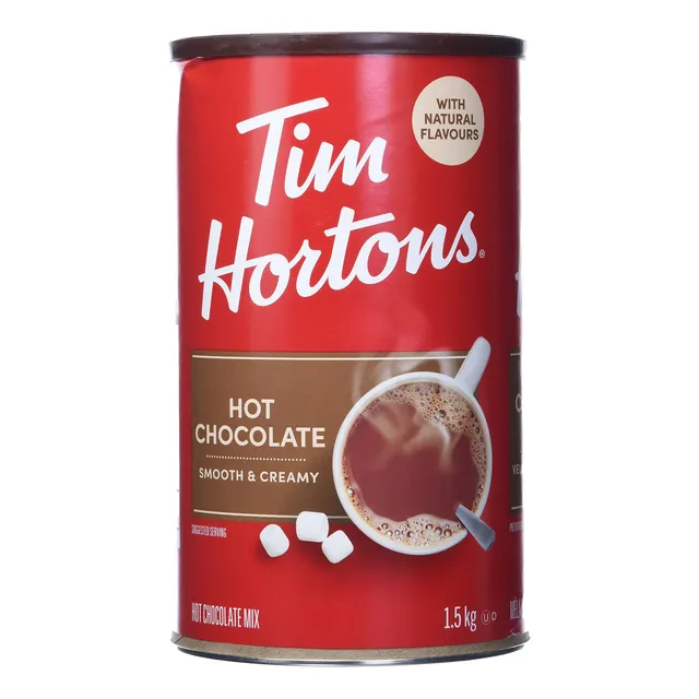 Tim Hortons Mezcla Bebida Chocolate Caliente Original Lata
