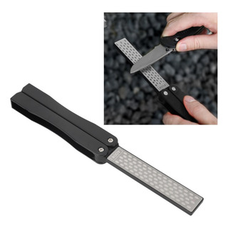 Afilador De Doble Cara Esmeril Portátil Plegado Negro Afilador De Doble Cara Esmeril Portátil Plegado Negro
