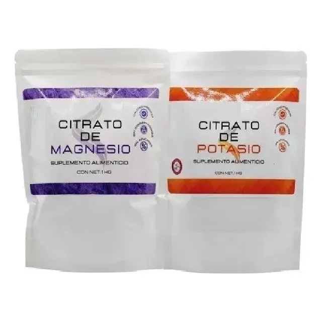 Citrato De Magnesio + Citrato De Potasio = 250gr