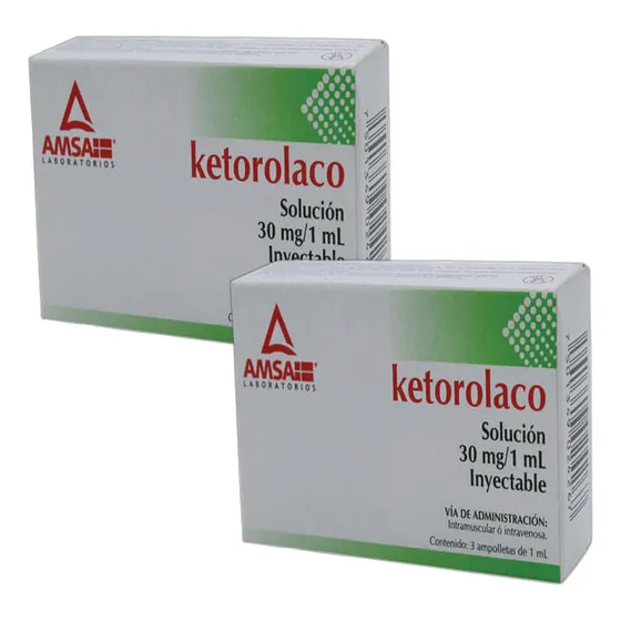 Ketorolaco Amsa Sol. Iny. 30 Mg 3 Amptas P2