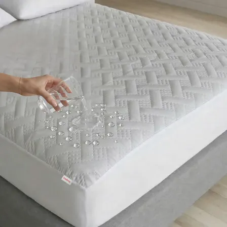 Cubre Colchón Matelaseado Impermeable 190x140 Lookmy 2 plazas | Cubrecolchon Protector Respirable Sin PVC | Cobertor Funda Protector para Bebé Pañal Mascotas Derrame Tela matelaseada + poliuretano
