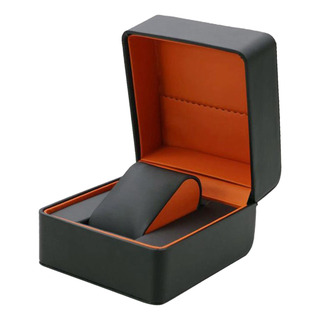 Caja De Almacenamiento De Reloj Individual Para Hombre Negro Caja De Almacenamiento De Reloj Individual Para Hombre Negro