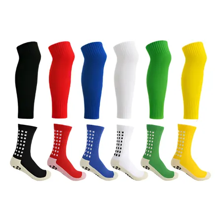 Kit Meia Antiderrapante Pro Soccer + Meião Cortado Canelito