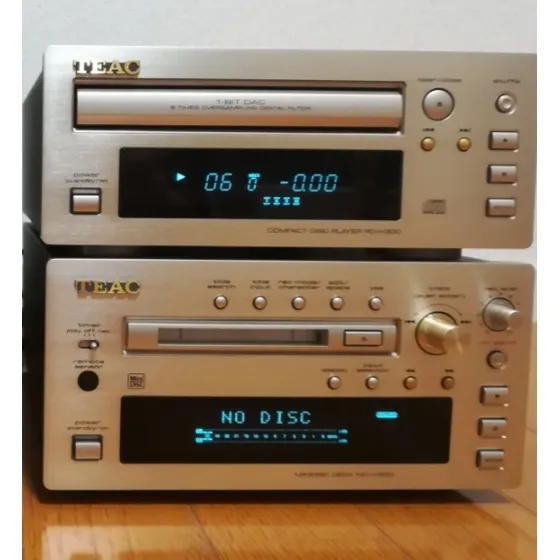Teac Mini Disc Mdh300 Y Cd Pdh300 Nuevo En Caja Audio Profes