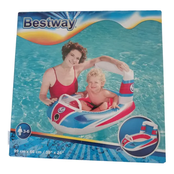 Lancha Inflable Flotante Para Niños De 3 A 6 Años 