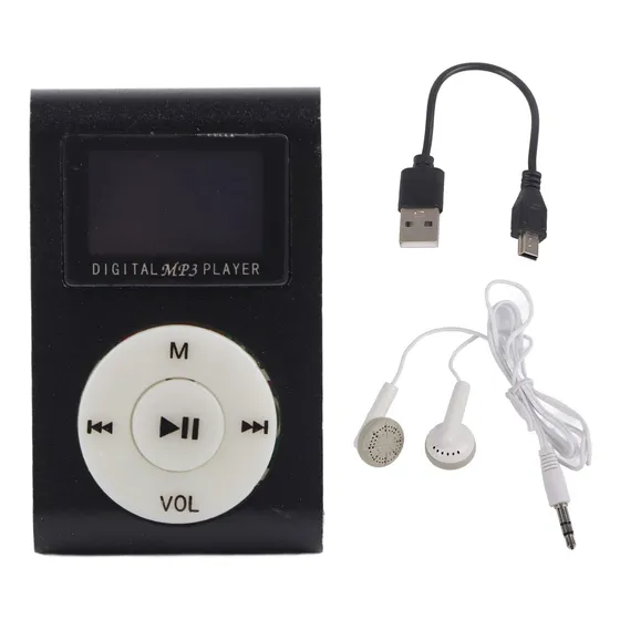 Mini Reproductor Mp3 Musica Portatil Clip Trasero Pantalla