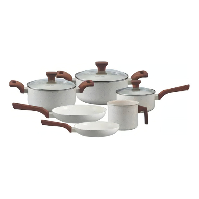 Conjunto Jogo 6 Panelas Pratic Cook Vanilla Marmol Indução Mimo Conjunto Jogo 6 Panelas Pratic Cook Vanilla Marmol Indução Mimo