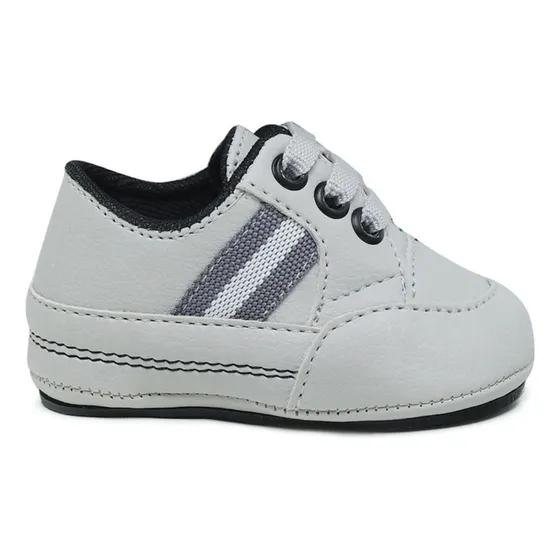 Sapato Tênis De Bebê Rescém Nascido Masculino Casual Azul