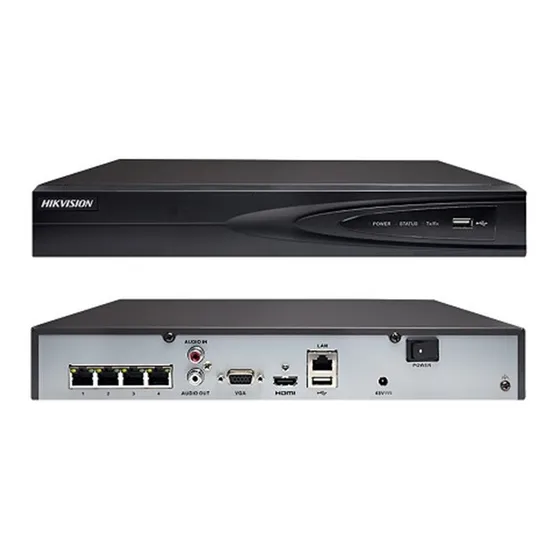Nvr Hikvision Ip 8 Megapixel / 4 Canales Todo Poe 4k